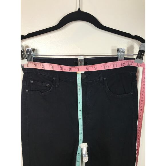 Mother Looker Boots Badges Jean Denim Womens High Waisted Blue Capsule Edgy - Picture 10 of 11